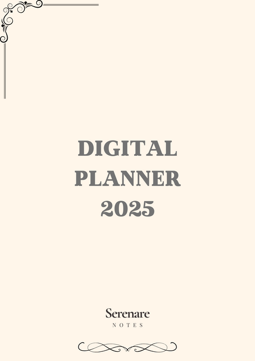 Digital Planner Senerare Notes 2025